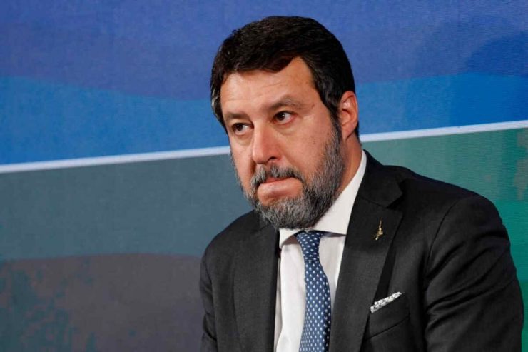 Il ministro dei Trasporti Matteo Salvini