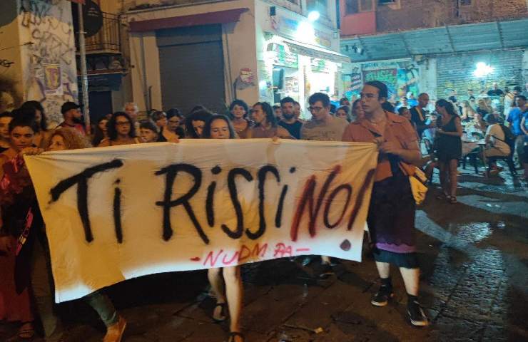 Manifestazione a Palermo a difesa delle vittime di stupro