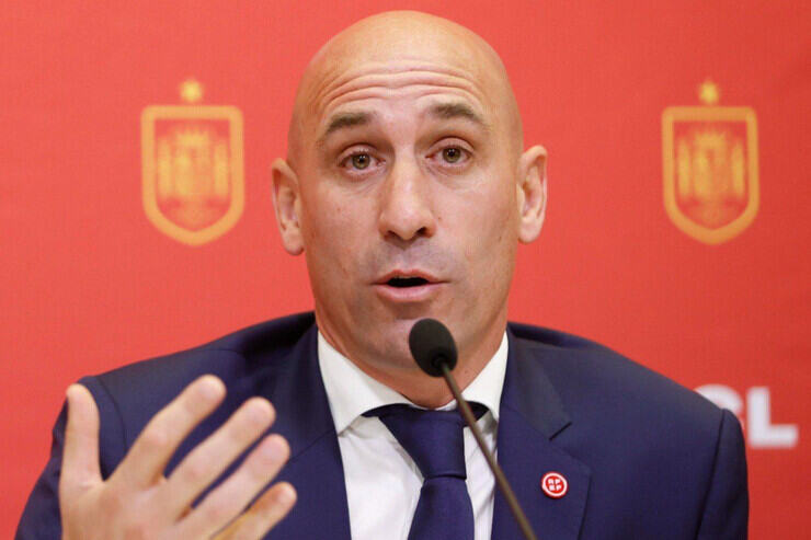 Luis Rubiales, presidente della Federcalcio spagnola 