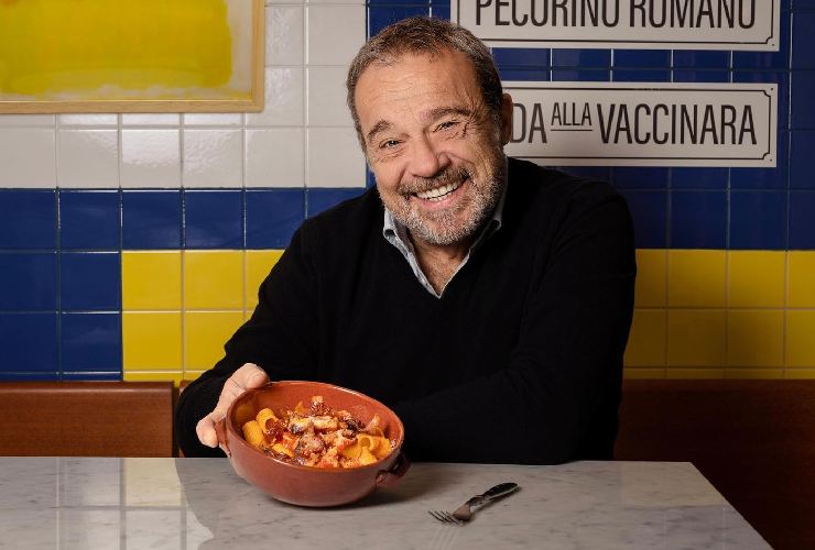 Claudio Amendola, proprietario dell'Osteria Frezza