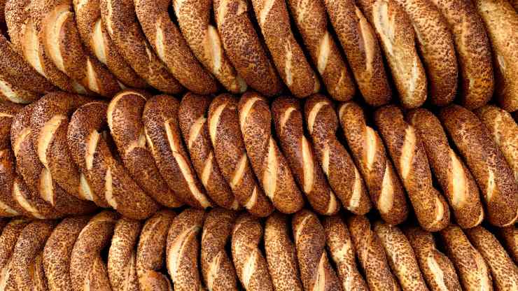 Pane simit turco