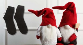 Gnomi di Natale fai da te senza cucire: bastano dei calzini